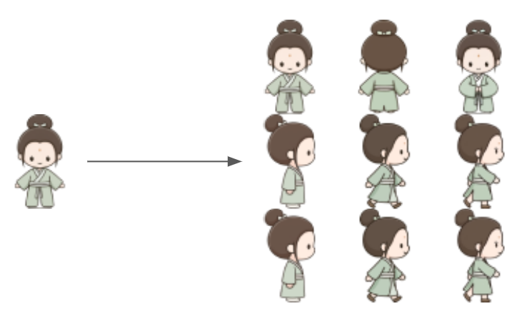Sprite sheet example